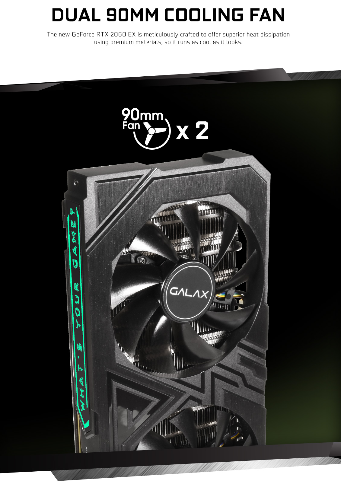 GALAX GeForce® RTX 2060 EX (1-Click - GeForce® RTX 2060 Series - RTX™ 20 Series - Graphics Card
