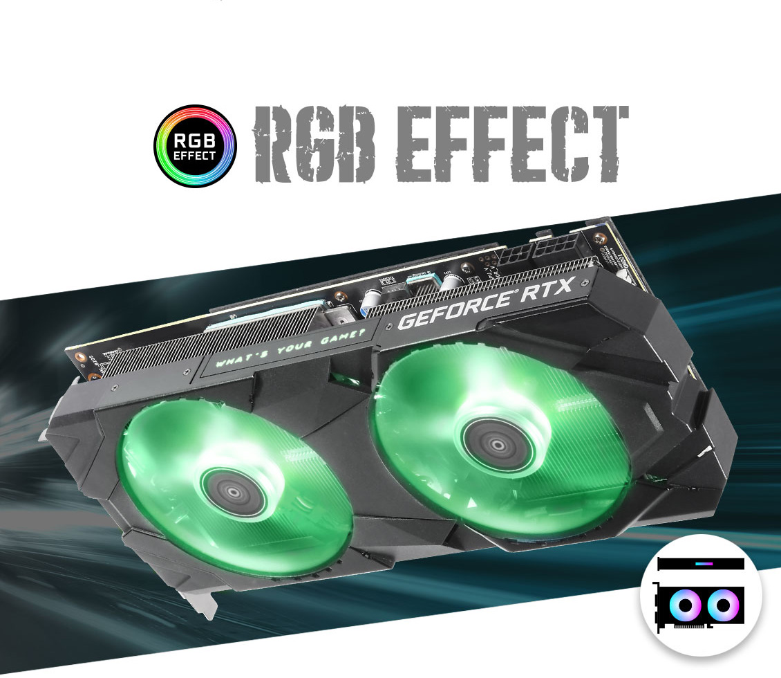 GALAX GeForce RTX™ 2060 Super EX (1-Click OC) - GeForce® RTX SUPER