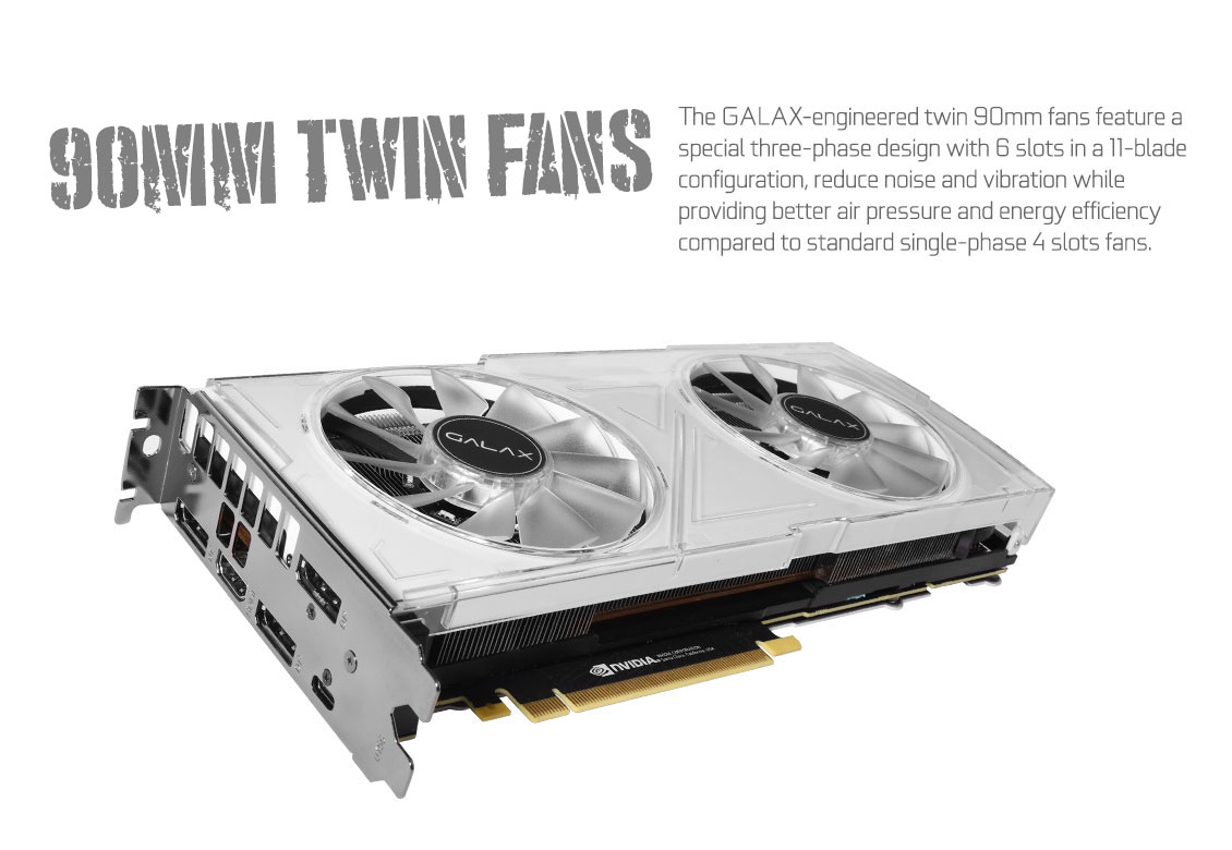 GALAX GeForce® RTX 2070 OC White - GeForce RTX™ Series Graphics Card