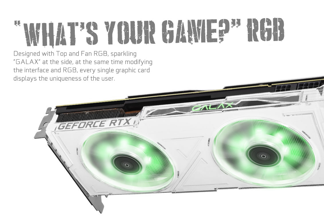GALAX GeForce® RTX 2070 OC White -