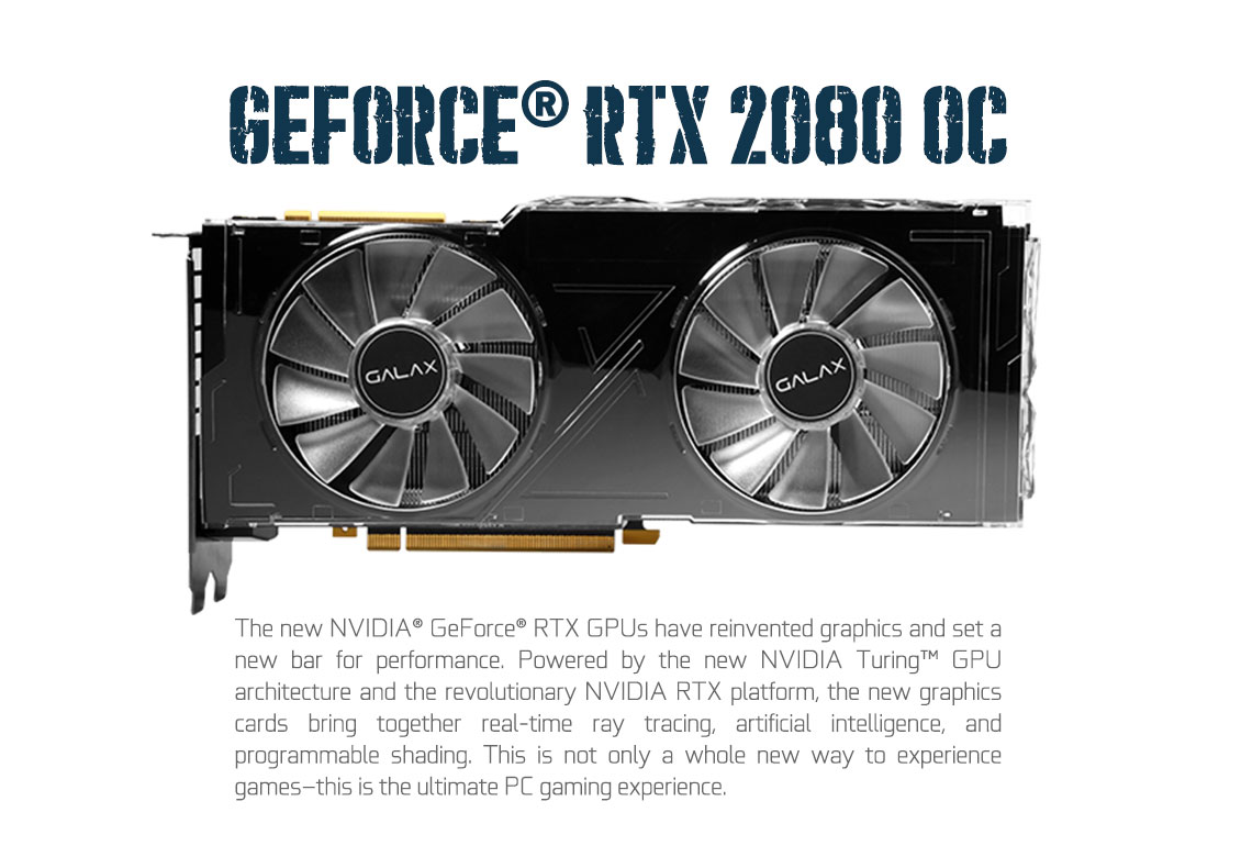 GALAX GeForce® RTX 2080 - Graphics Card