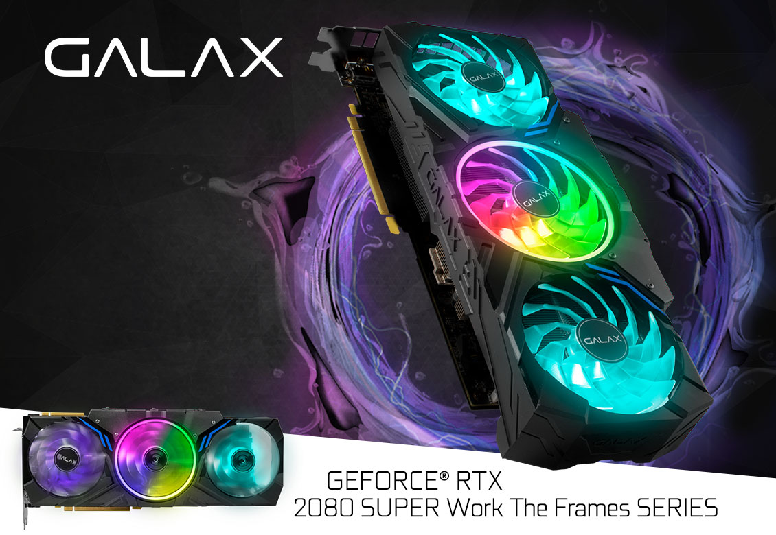 GALAX GeForce® RTX 2080 Super Work The Frames Edition - GeForce 