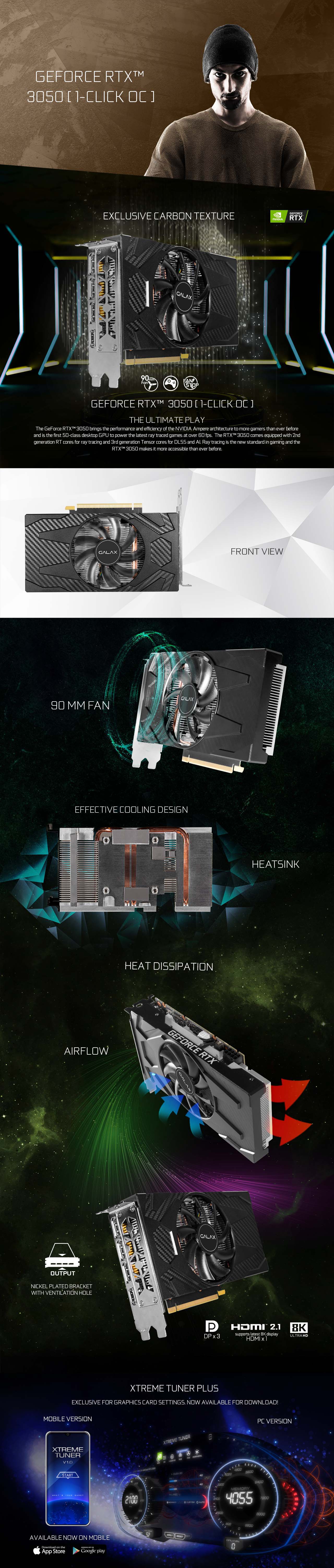 Galax RTX 3050 8GB GDDR6