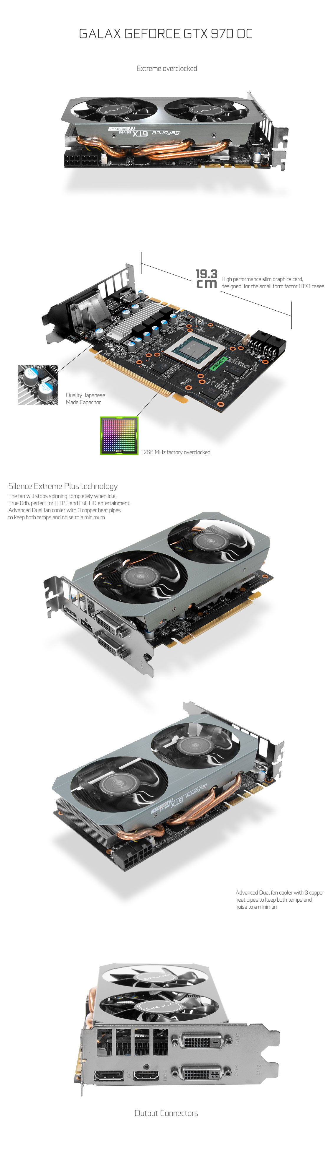 Galax Geforce Gtx 970 Gamer Oc 900 Series Graphics Card