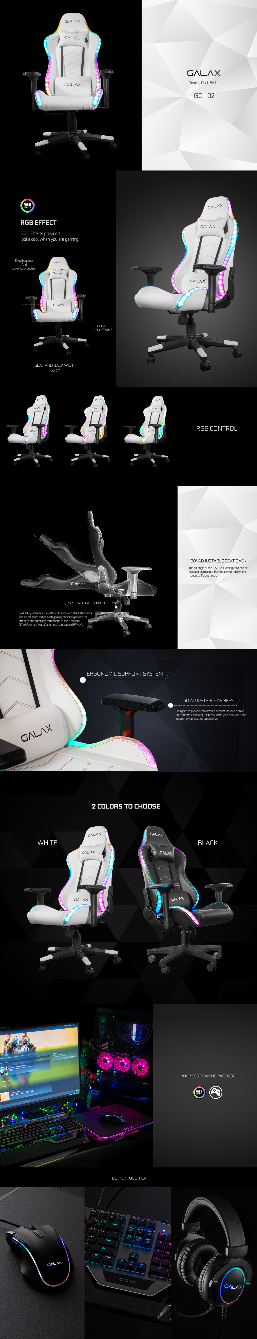 Galax GC-01 RGB Gaming Chair