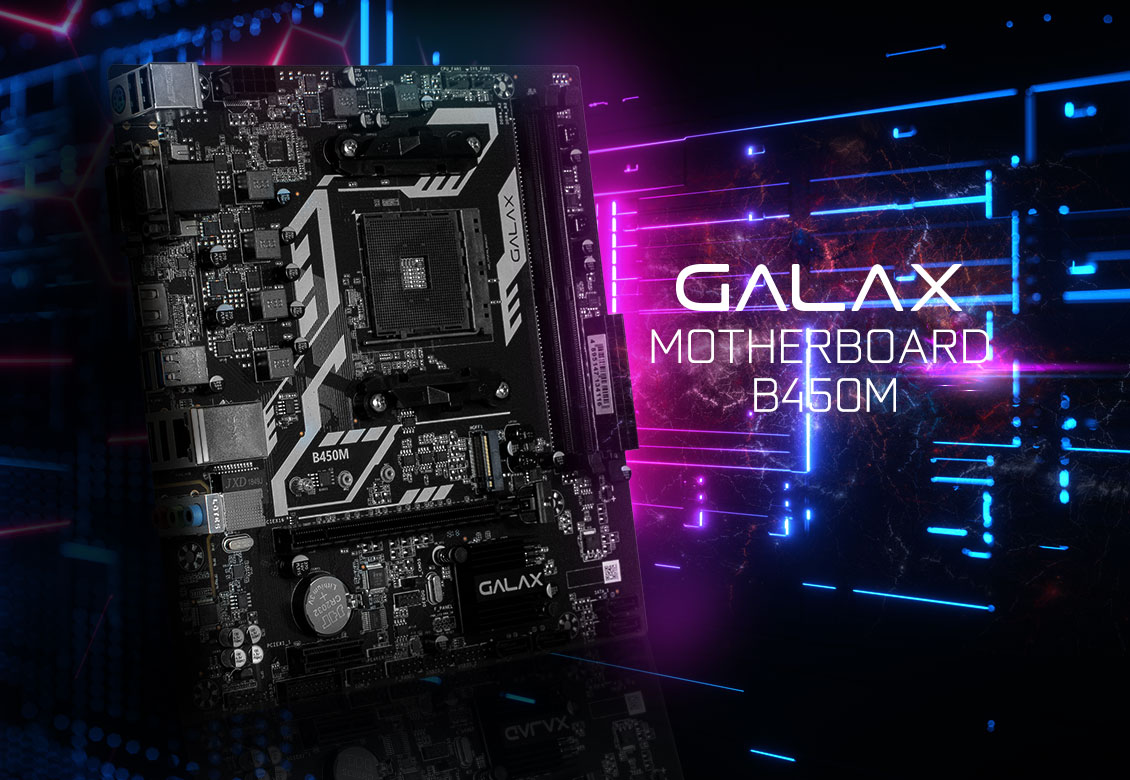 GALAX B450M AMD Motherboard - Motherboard