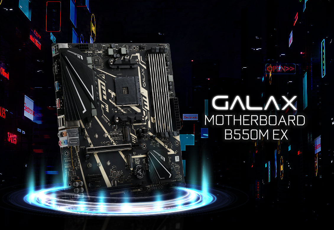 GALAX B550M EX AMD Motherboard - Motherboard